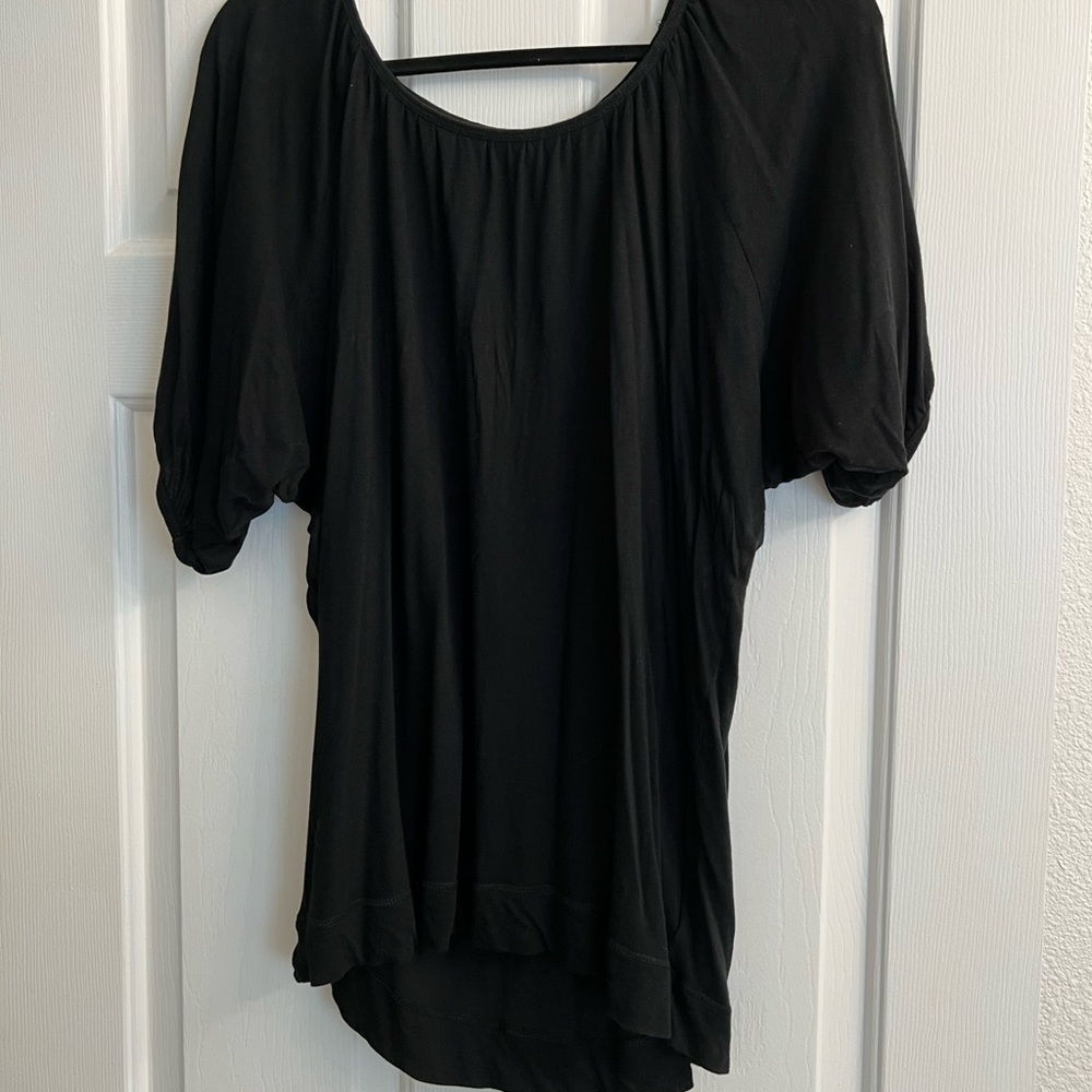 Express Loose Blouse - Black - Size M